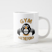 Pinguin mit Grill Jumbo-Tasse (Rechts)