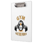 Pinguin mit Grill Klemmbrett (Links)