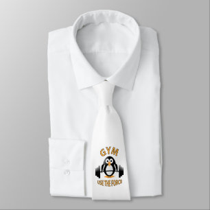 Pinguin mit Grill Krawatte