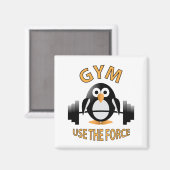 Pinguin mit Grill Magnet (Vorderseite/Rückseite)