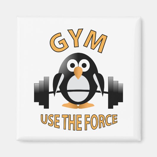 Pinguin mit Grill Magnet (Vorne)
