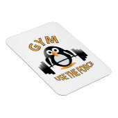 Pinguin mit Grill Magnet (Rechte Seite)