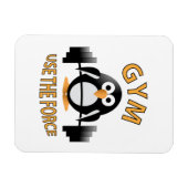 Pinguin mit Grill Magnet (Horizontal)