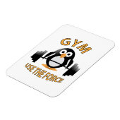 Pinguin mit Grill Magnet (Linke Seite)