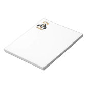 Pinguin mit Grill Notizblock (Rotiert)
