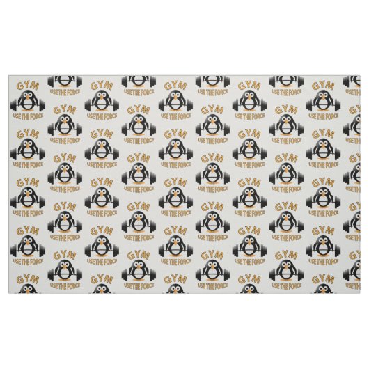 Pinguin mit Grill Stoff (Fat Quarter (45,7 x 55,9 cm))