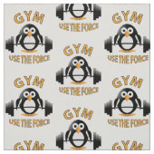 Pinguin mit Grill Stoff (Muster)