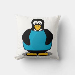 Pinguin mit Hemd Kissen