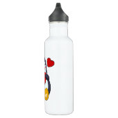 Pinguin mit Herz Edelstahlflasche (Rechts)