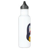 Pinguin mit Herz Edelstahlflasche (Links)
