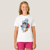 Pinguin mit Herz T-Shirt (Vorne ganz)