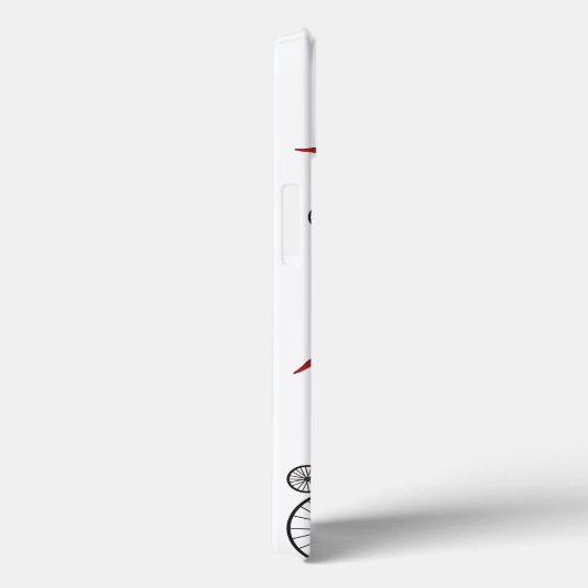 Pinguin mit hohem Radstand - für Telefone Case-Mate iPhone Hülle (Rückseite / Rechts)