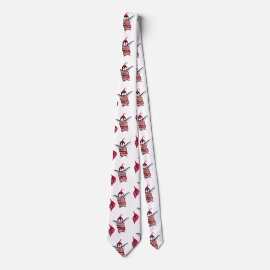 Pinguin mit Hut Krawatte (Vorderseite)