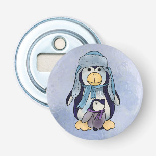 Pinguin mit Kind Flaschenöffner