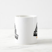 Pinguin mit Klavier Kaffeetasse (Mittel)