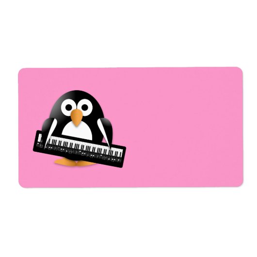 Pinguin mit Klaviertastatur (Vorne)