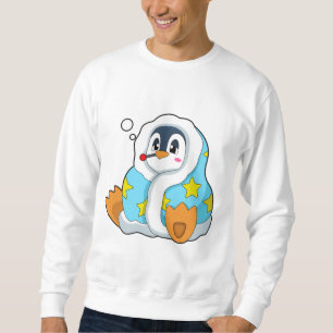 Pinguin mit klinischem Thermometer Sweatshirt