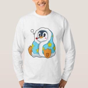 Pinguin mit klinischem Thermometer T-Shirt