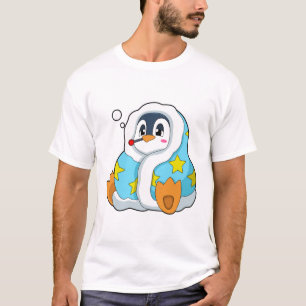 Pinguin mit klinischem Thermometer T-Shirt