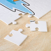 Pinguin mit Lifebuoy Puzzle (Seite)