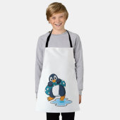 Pinguin mit Lifebuoy Schürze (Getragen)