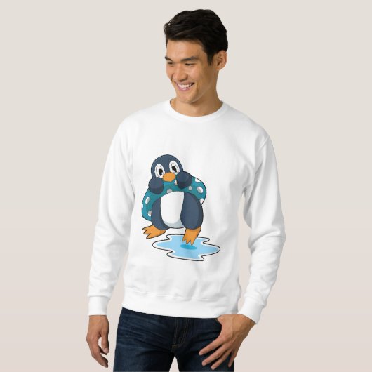 Pinguin mit Lifebuoy Sweatshirt (Vorne ganz)