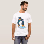 Pinguin mit Lifebuoy T-Shirt (Vorne ganz)
