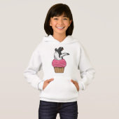 Pinguin mit Muffin Hoodie (Vorne ganz)