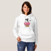 Pinguin mit Muffin Hoodie (Vorne ganz)