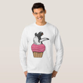 Pinguin mit Muffin T-Shirt (Vorne ganz)