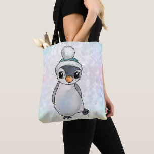 Pinguin mit Mütze Tasche