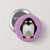 Pinguin mit Osterei Button (Vorne & Hinten)