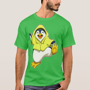 Pinguin mit Raincoat T-Shirt