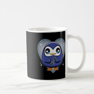 Pinguin mit Ribbon-Welt Dyslexie Bewusstsein Kaffeetasse