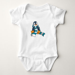 Pinguin mit Scarf Baby Strampler