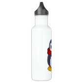 Pinguin mit Scarf Edelstahlflasche (Links)