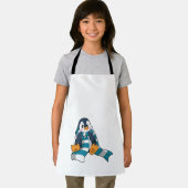 Pinguin mit Scarf Schürze (Insitu)