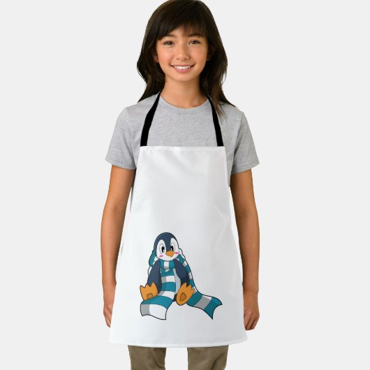 Pinguin mit Scarf Schürze (Insitu)