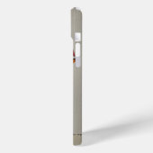 Pinguin mit Schirm Case-Mate iPhone Hülle (Rückseite / Links)