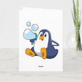 Pinguin mit Seifenblasen.PNG Karte (Rückseite)