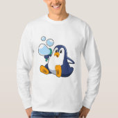 Pinguin mit Seifenblasen.PNG T-Shirt (Vorderseite)