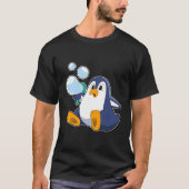 Pinguin mit Seifenblasen.PNG T-Shirt (Vorderseite)