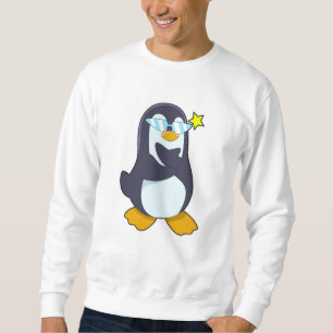 Pinguin mit Sonnenbrille Sweatshirt