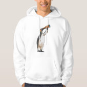 Pinguin mit Teleskop Hoodie (Vorderseite)