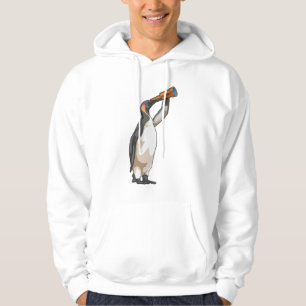 Pinguin mit Teleskop Hoodie