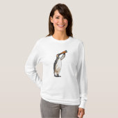 Pinguin mit Teleskop T-Shirt (Vorne ganz)