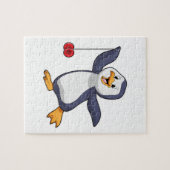 Pinguin mit Yo-Yo Puzzle (Horizontal)