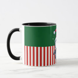 Pinguin mit Zuckerstange Tasse
