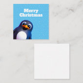 Pinguin Mitteilungskarte (Vorne/Hinten)