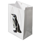 Pinguin Mittlere Geschenktüte (Vorderseite Schrägansicht)